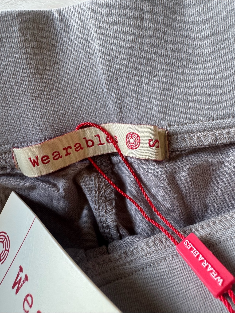 Wearables Wide Leg Taupe Linen-Blend Pants - Picture 3 of 12